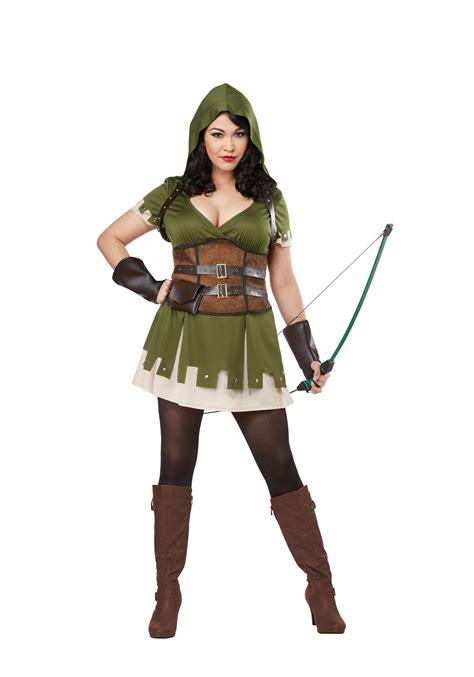 Lady Robin Hood Plus Size Costume For Women 1x 2x 3x