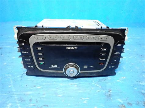 Radio Sony Ford Focus Mk S Max Mk Bs T C Fe Kod Bs T C Fe