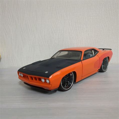 Yahoo オークション Hot Wheels 1 24 Plymouth Barracuda 1971 プリ