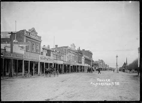 The Square Palmerston North Looking North From George Street Record