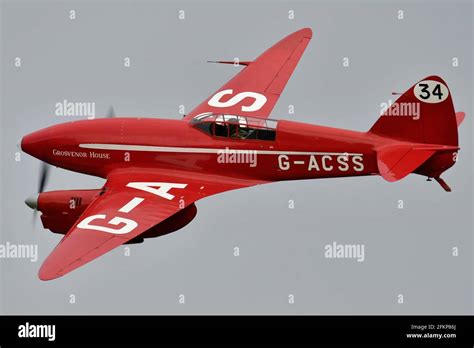 De Havilland Comet Racer DH 88 Stock Photo Alamy