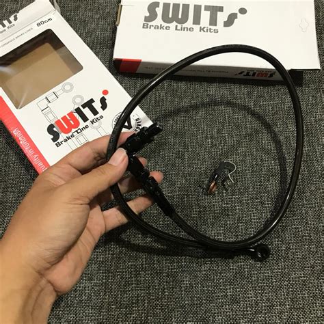 Jual Kabel Selang Rem Swits Swit Thailand Hitam 80cm 100cm Original