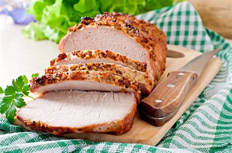 Recette rôti de porc froid charcutière Marie Claire