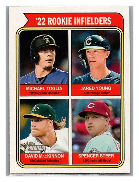 Topps Heritage Rookie Infielders Short Print