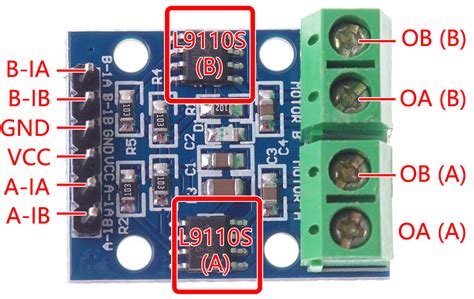 L9110 Motor Driver Module — SunFounder Universal Maker Sensor Kit ...