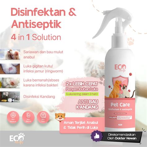 Jual Ecosterilyn Obat Jamur Kucing Anjing Anti Scabies Ringworm