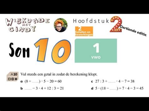 Klas 1 H2 V1 Som 10 Vul Getal In Op De Puntjes Zodat Berekening Klopt