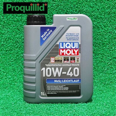 Jual LIQUI MOLY MOS2 LEICHTLAUF 10W 40 OIL 1 L OLI MESIN MOBIL BENSIN