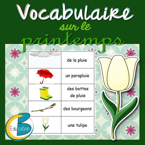 Vocabulaire Du Printemps