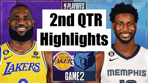 Lakers Vs Grizzlies Full Game Highlights Nd Qtr Apr Nba