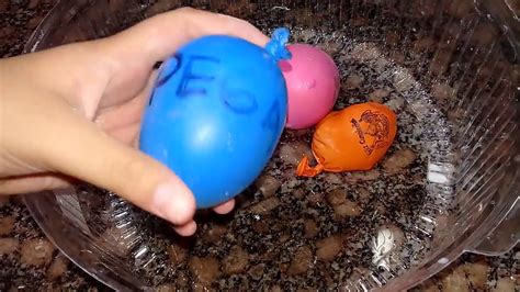 Slime Con Globos 🎈🎈🎈🎈🎈 Youtube