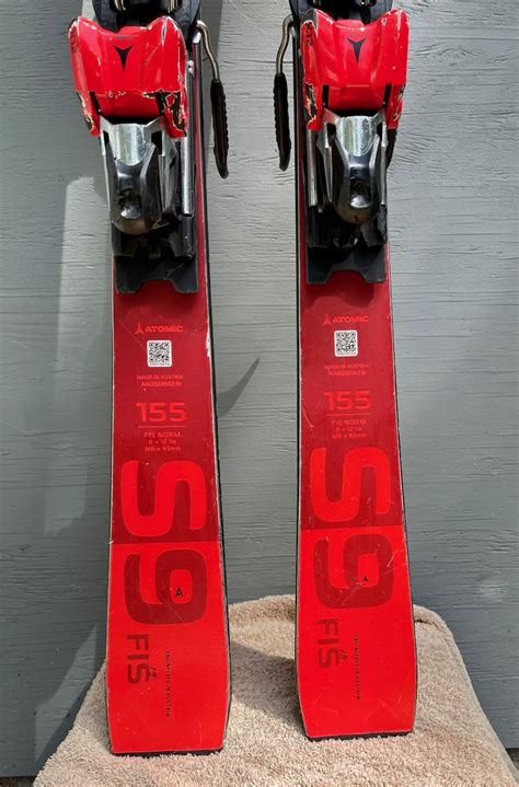 Used Atomic Cm Racing Redster S Skis With Bindings Max Din