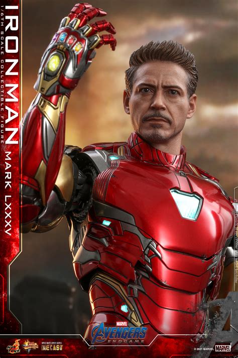 HOT TOYS MMS D Avengers Endgame Iron Man Mark LXXXV MK Action Figure REMAKE HEAD