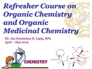 ORGANIC CHEMISTRY COMPLETE PRE BOARD REVIEW 2014 PPT