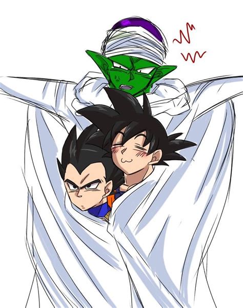 Piccolo, Goku, and Vegeta | Dragon ball super manga, Anime dragon ball ...