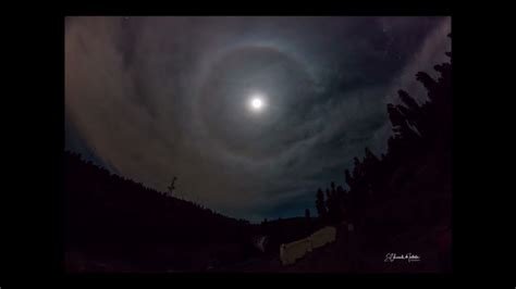 Halo Lunar Fenómeno Meteorológico Cielo de Gran Canaria YouTube