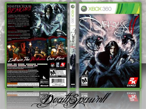 The Darkness II Xbox 360 Box Art Cover by DeathSpawn11