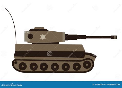 Icono Del Tanque De Batalla Militar Stock De Ilustraci N Ilustraci N