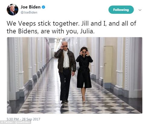 Joe Biden Tweets Message Of Support To Julia Louis Dreyfus Daily Mail