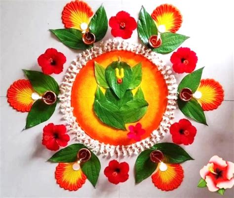 Ganesh Chaturthi Rangoli To Celebrate Ganpati