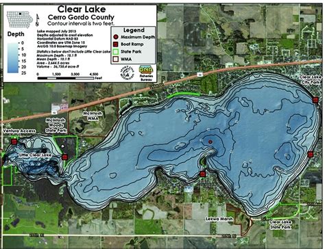 Iowa Lake Profile Clear Lake Cerro Gordo County Outdoor News