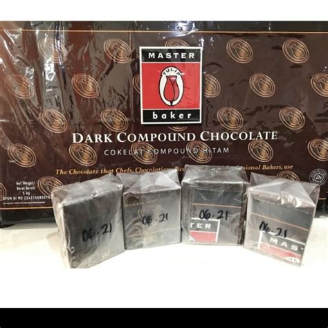 Jual Tulip Dark Compound Chocolate Dcc Cokelat Coklat Blok Batang