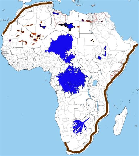 Great Lakes Africa Map