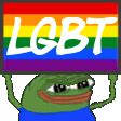 Pepe Rainbow LGBT Discord Emoji