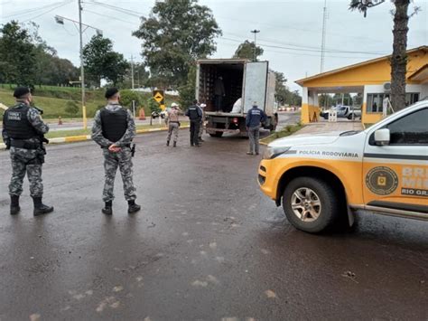 1º Batalhão Rodoviário da Brigada Militar 4º BPAF e Receita Federal