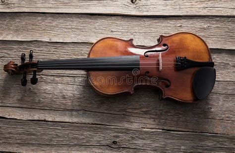 Classical Violin On Wooden Table Stock Photo Image Of Antique Viola