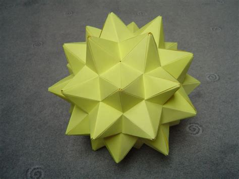 Spiked Fullerene Truncated Icosahedron Ssit Origami By Micha