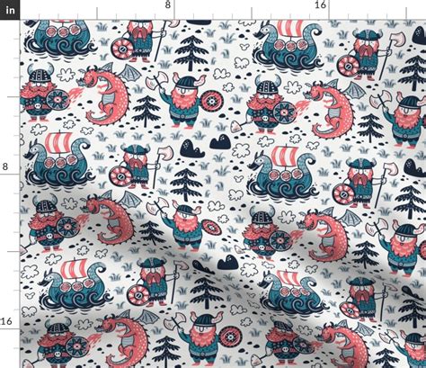 Vikings Fabric | Spoonflower