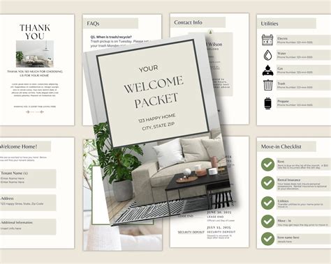 Tenant Welcome Packet Template For Landlords Tenant Welcome Guide