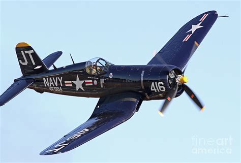 Vintage World War II Corsair Fighter Photograph By Kevin McCarthy Pixels