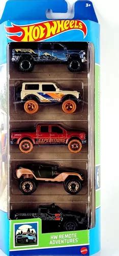 Hot Wheels Colección Hw Remote Adventures 5 Pack Mattel Envío gratis
