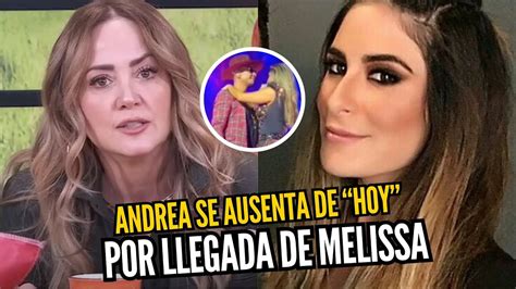 Tras La Separaci N Melissa L Pez Llega A Hoy Y Andrea Legarreta Se