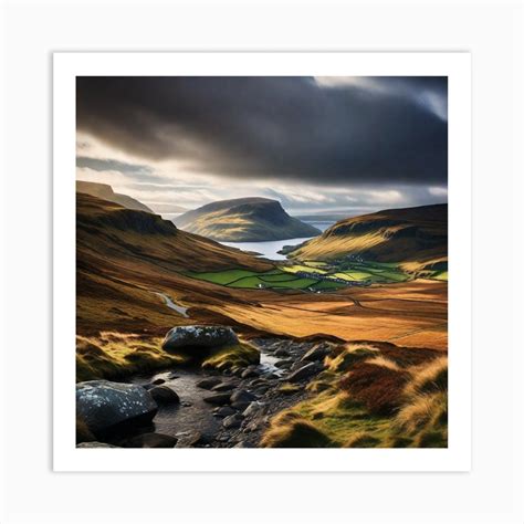 Landscape Ireland Art Print by Noctarius - Fy