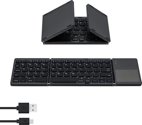 Samsers Clavier Bluetooth Pliable Clavier Portable Sans Fil Avec