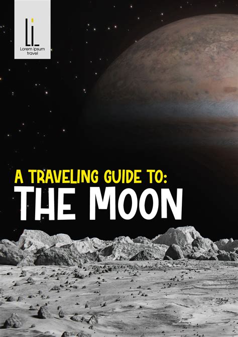 Traveling guide to the moon concept :: Behance