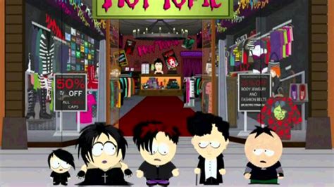 South Park Butters And The Goth Kids Burn Down Hot Topic Youtube