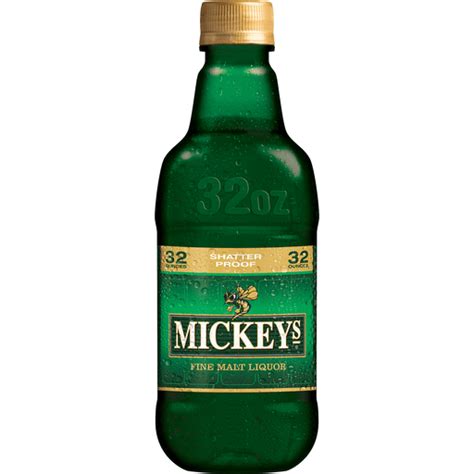 Mickeys Fine Malt Liquor Ale Beer Pack Fl Oz Bottles