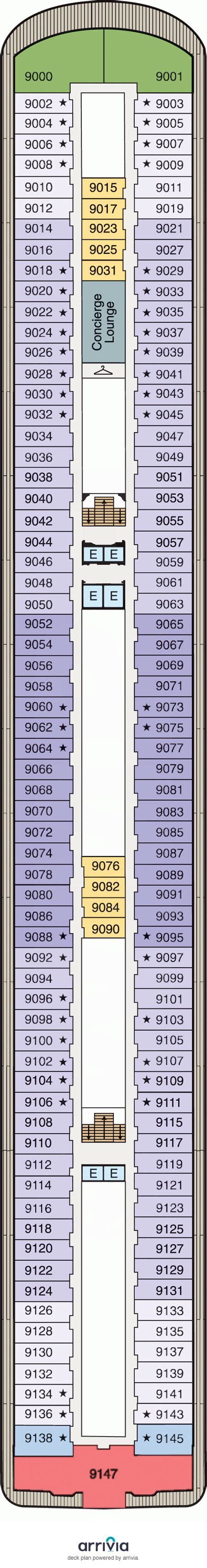 Oceania Cruise Ship Marina Deck Plans