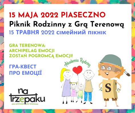 Piknik rodzinny z grą terenową z okazji Międzynarodowego Dnia Rodziny