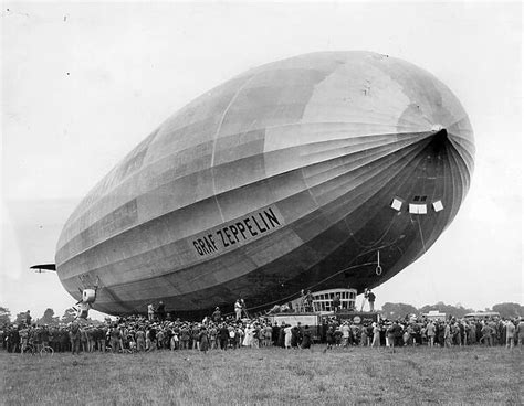 The Graf Zeppelin LZ 127 Landed At Hanworth Aero Park Print 9904193