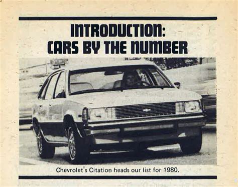 Review Flashback! 1980 Chevrolet Citation | The Daily Drive | Consumer ...