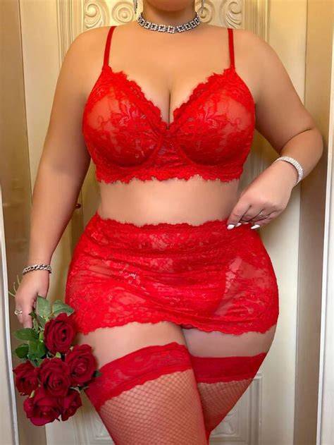 Plus Size Curve Intimates Plus Size Lingerie Shein Usa