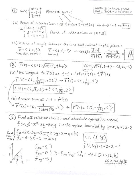 Math Calculus Iiia Spring Victor Matveev Dms Njit