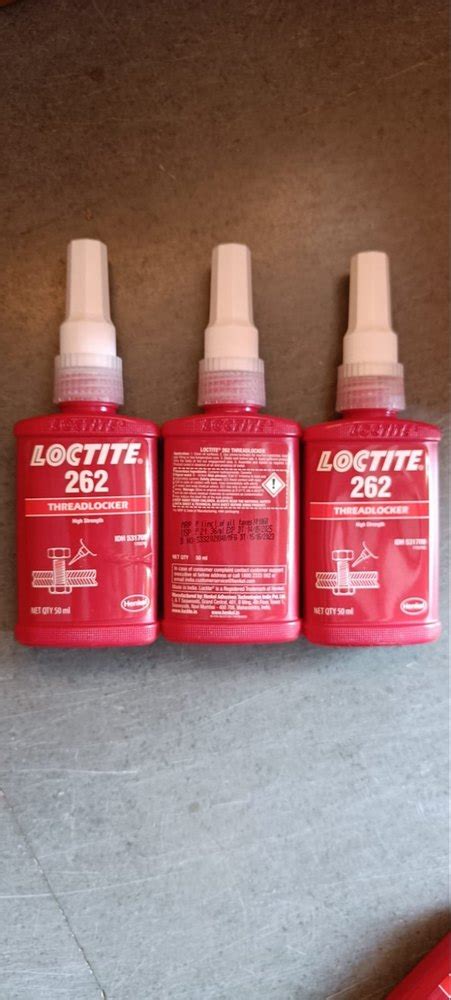 Loctite 262 Threadlocker High Strength At 720 Threadlocker In