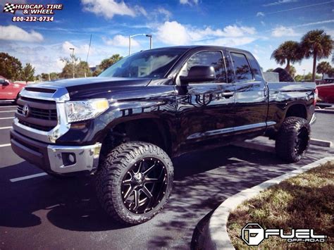 Toyota Tundra Fuel Maverick D Matte Black Machined Face X