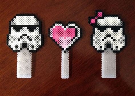 Star Wars Inspired 8 Bit Storm Trooper Cake Topper By Eb Perler Easy